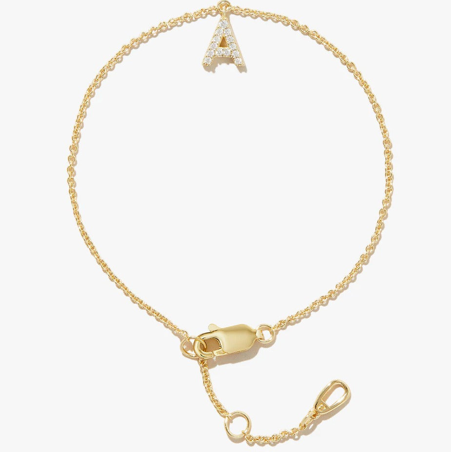 The Initial Zircon Bracelet